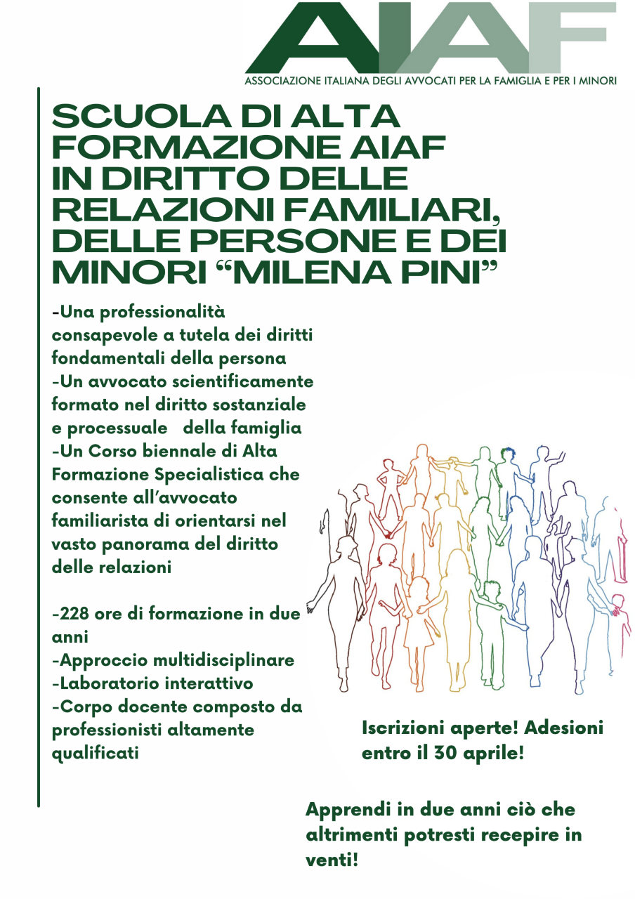 SCUOLA DI ALTA FORMAZIONE VII BIENNIO 2023-2024: ISCRIZIONI PROROGATE AL 31 MAGGIO 2023